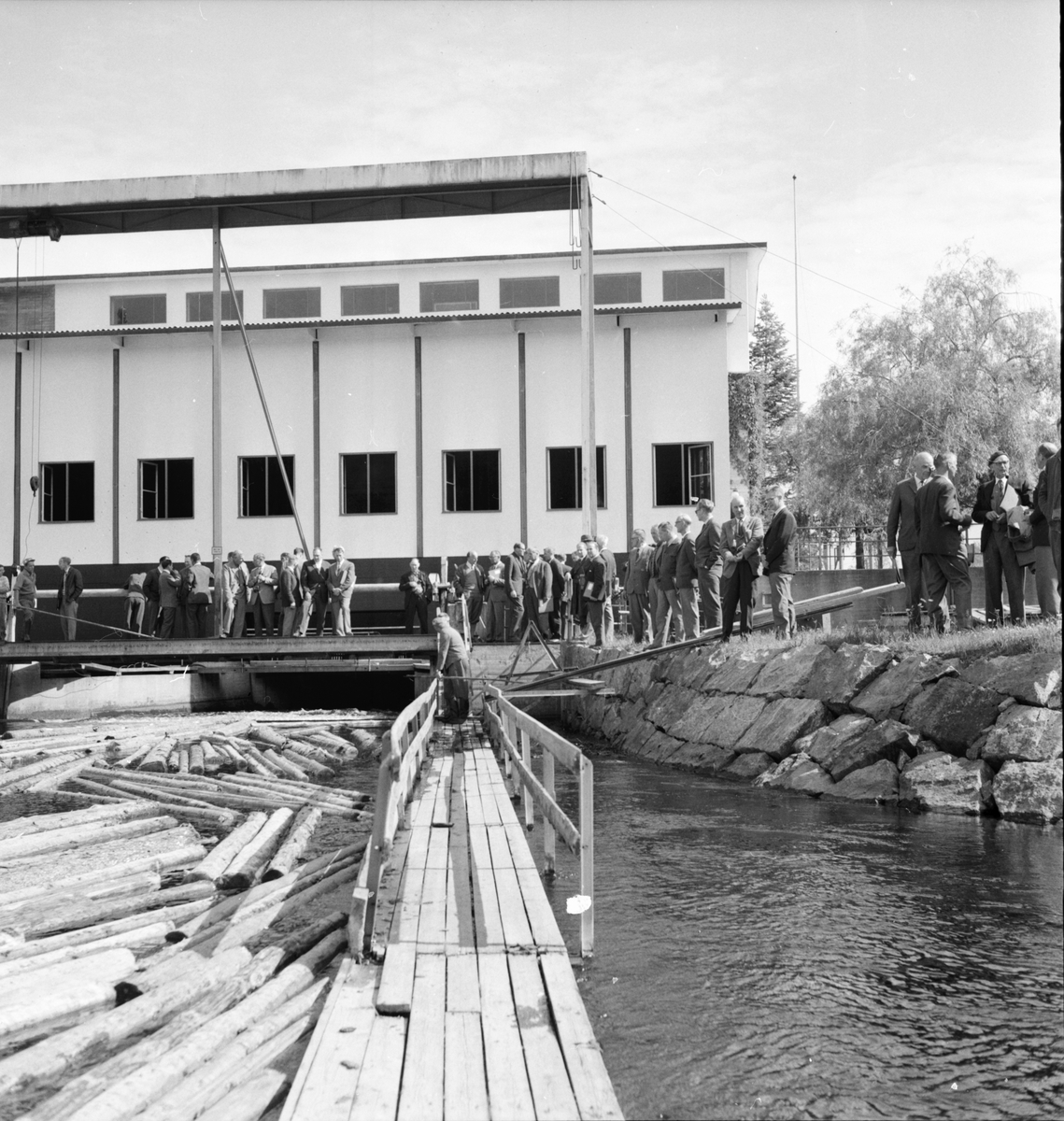 Flottning,
Flottledsförb. besök i Bollnäs,
Sunnerstaholm,
5 Juli 1965