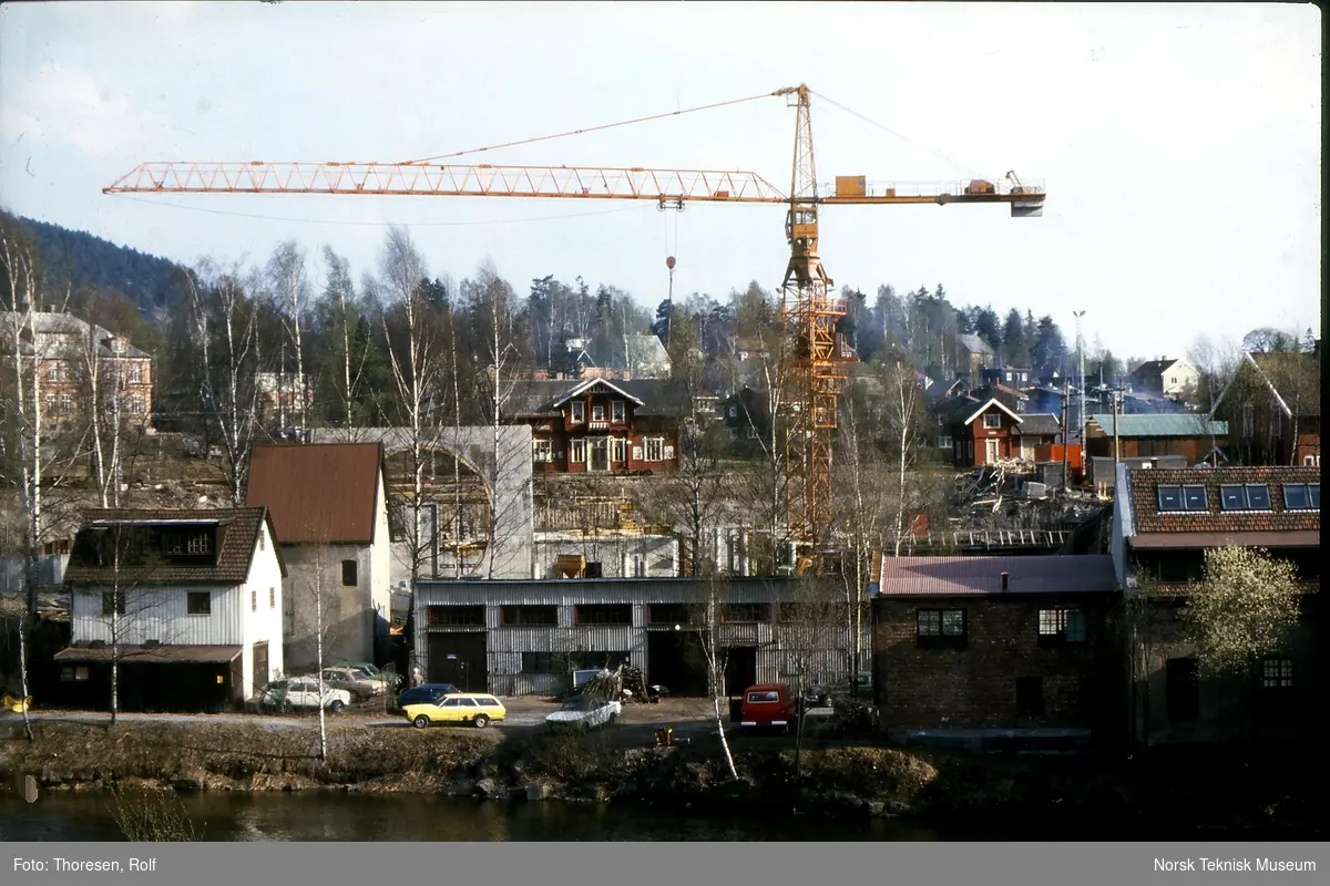 Fotografier fra byggeprosessen til Teknisk museums bygg på Kjelsås.