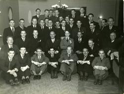 Klubbaften i Idrettens Hus 1937