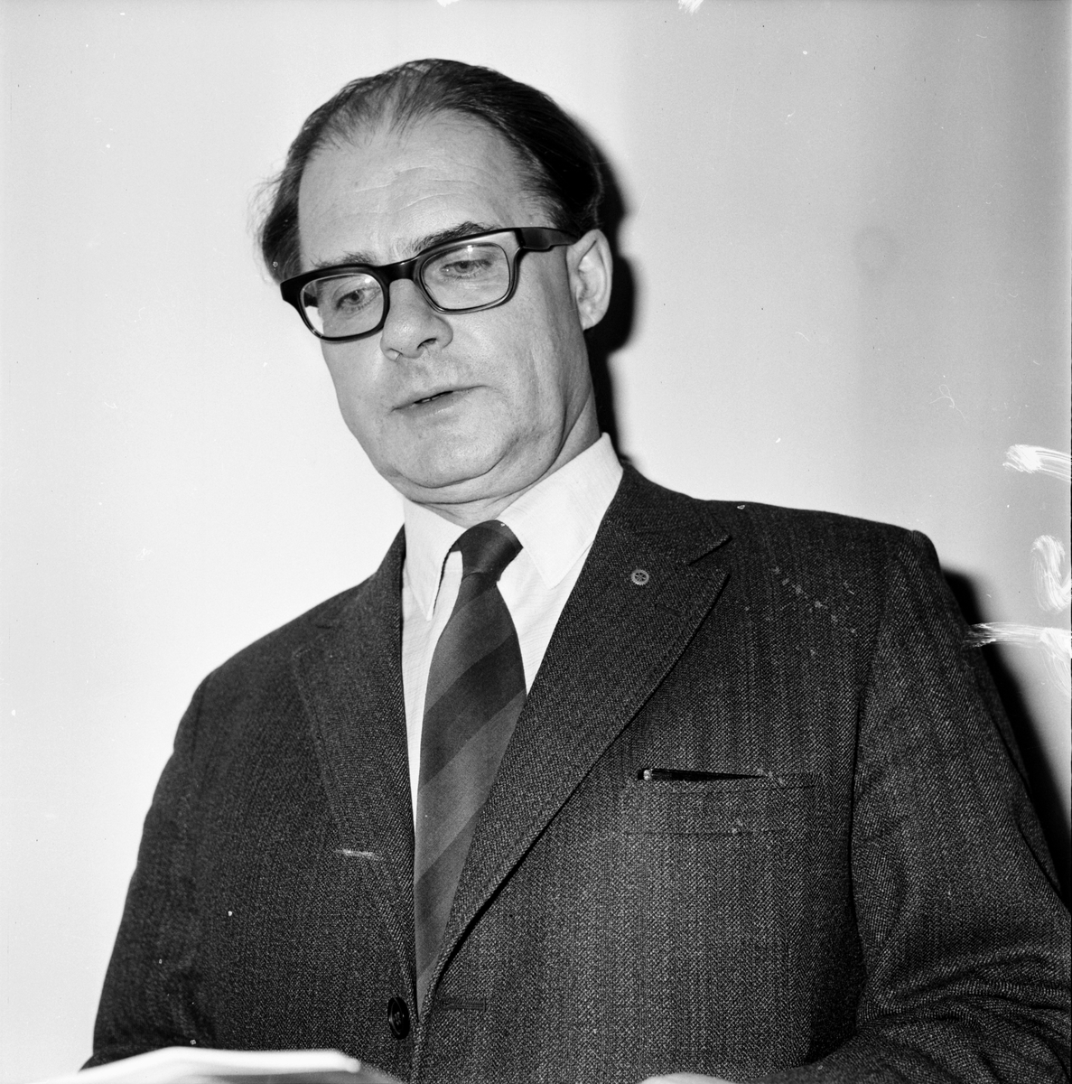 Nytorp,
Ny rektor Anders Strömberg,
April 1972