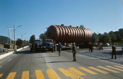 Transport av 140t shift converter til NII.