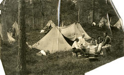 Teltleir på Setnesmoen 1934.