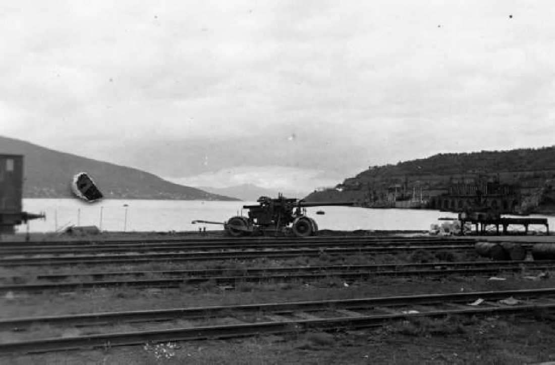 Jernbanespor Narvik havn Kanon