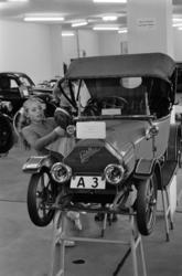 Teknisk Museum: Kong Olavs første bil. August 1966