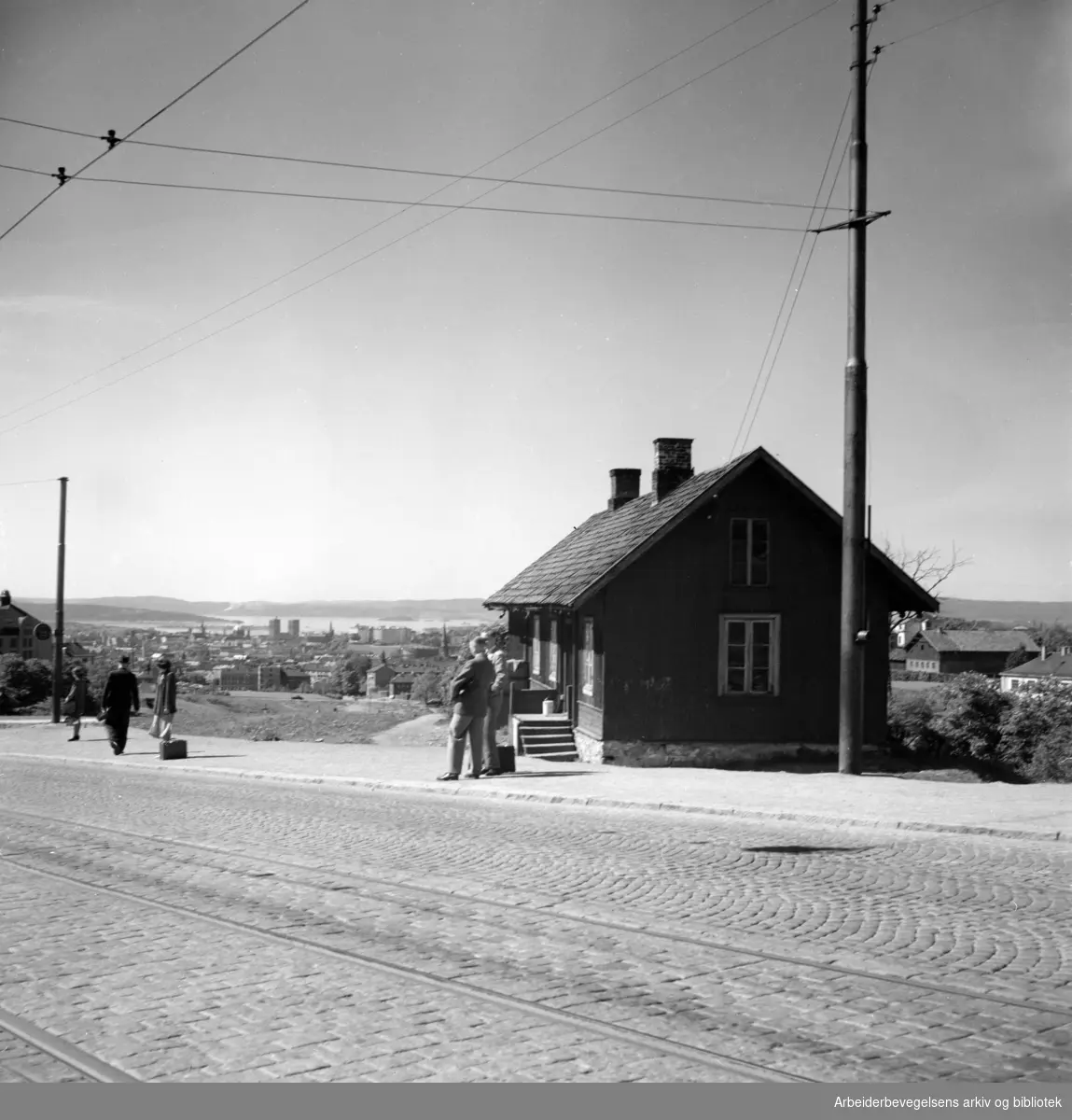 Trondheimsveien. "Rødstua". 1950