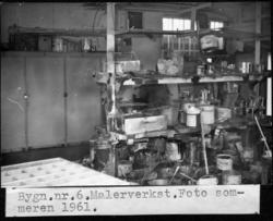 Bygg nr. 6 ved LMV - malerverkstedet.