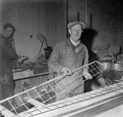 Ulven. Trappefabrikk. Januar 1958