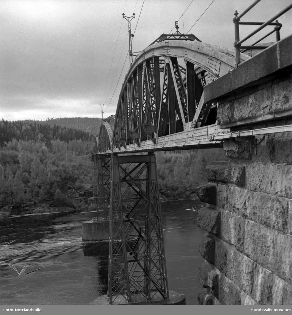 SJ - järnvägsbron i Ragunda.