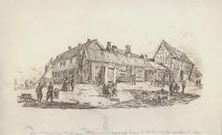 Det gamle Oppmålingskontoret på Akershus [tegning]