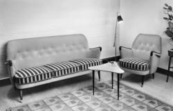 3-seter og stolar med lause puter.