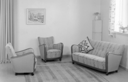 Salong. Sofa og lenestolar.