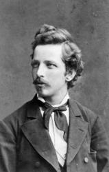 Portrett, eventyrlysten mann, Kristiansund ca 1880. fra Herl