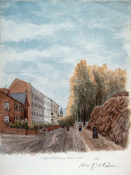 Professor Dahls Gade. October 1906 [papirkunst]