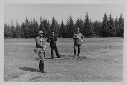 Fra øvelsen på Trandum i mai 1937