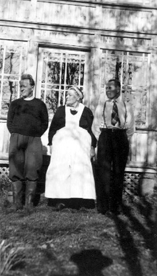 Dortia Gransjöen med söner.