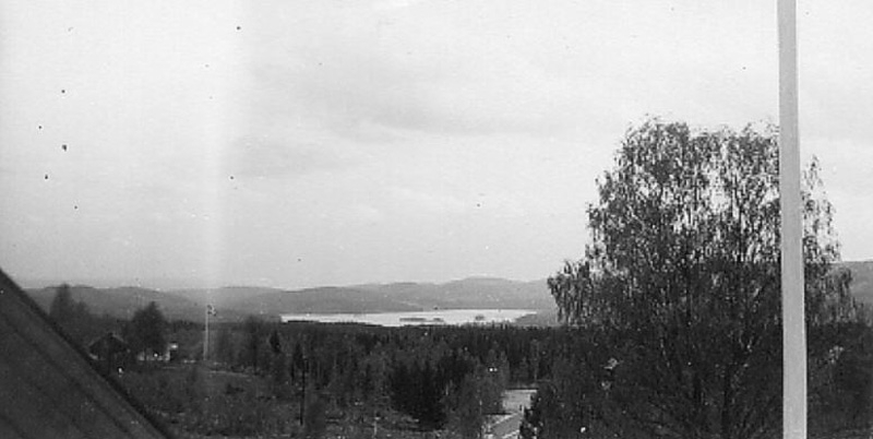 Utsikt från Toivola mot Mangsjön