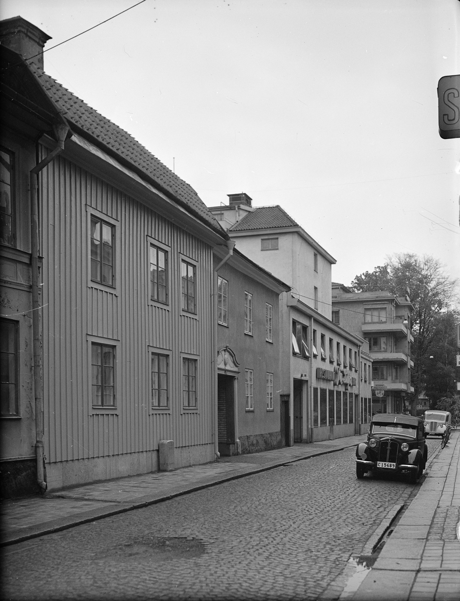 Bredgränd, kvarteret Oxen, Dragarbrunn, Uppsala 1953 - Upplandsmuseet ...