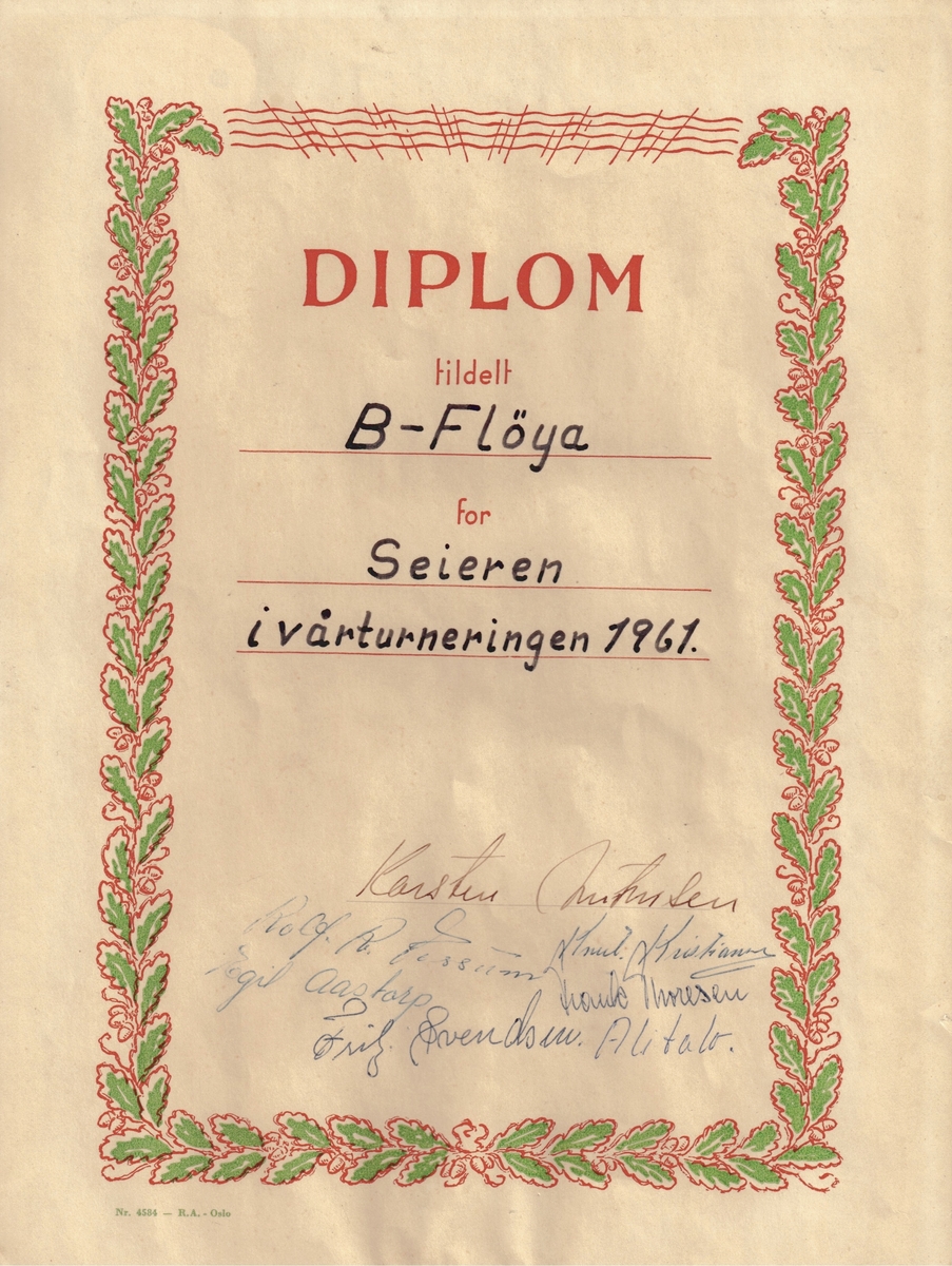 Diplom tildelt B- Fløya ved Botsfengselet