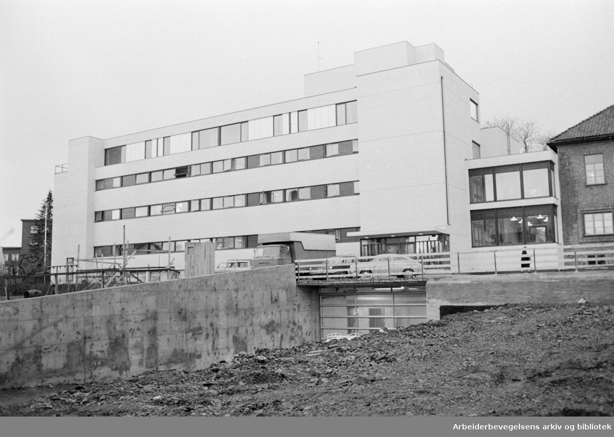 Markushjemmet. Alders og sykehjem. Desember1972