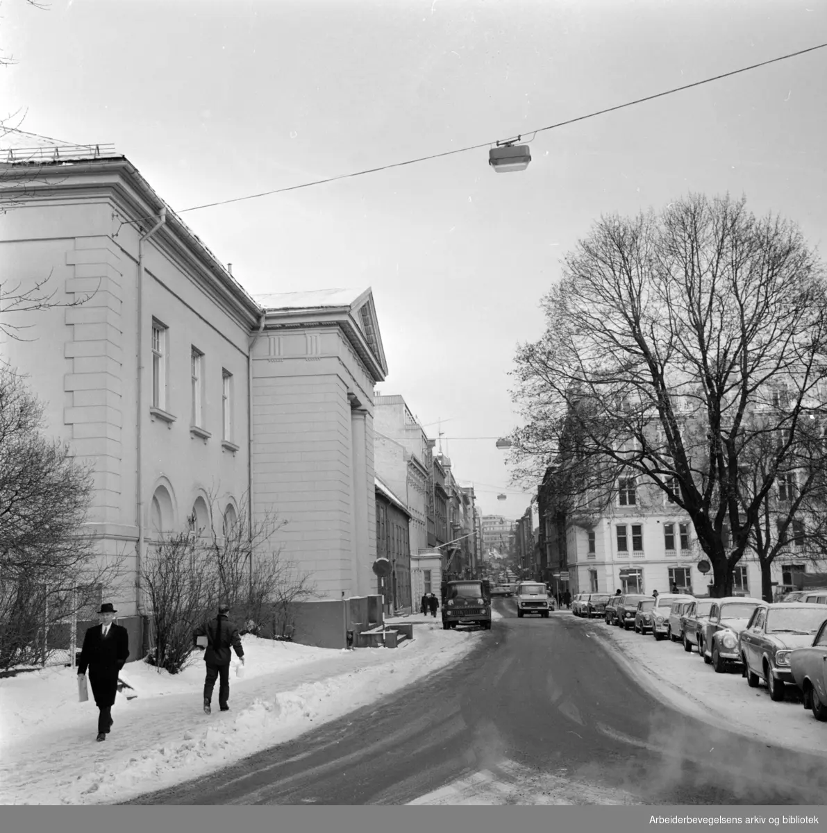 Kongens gate. Januar 1969