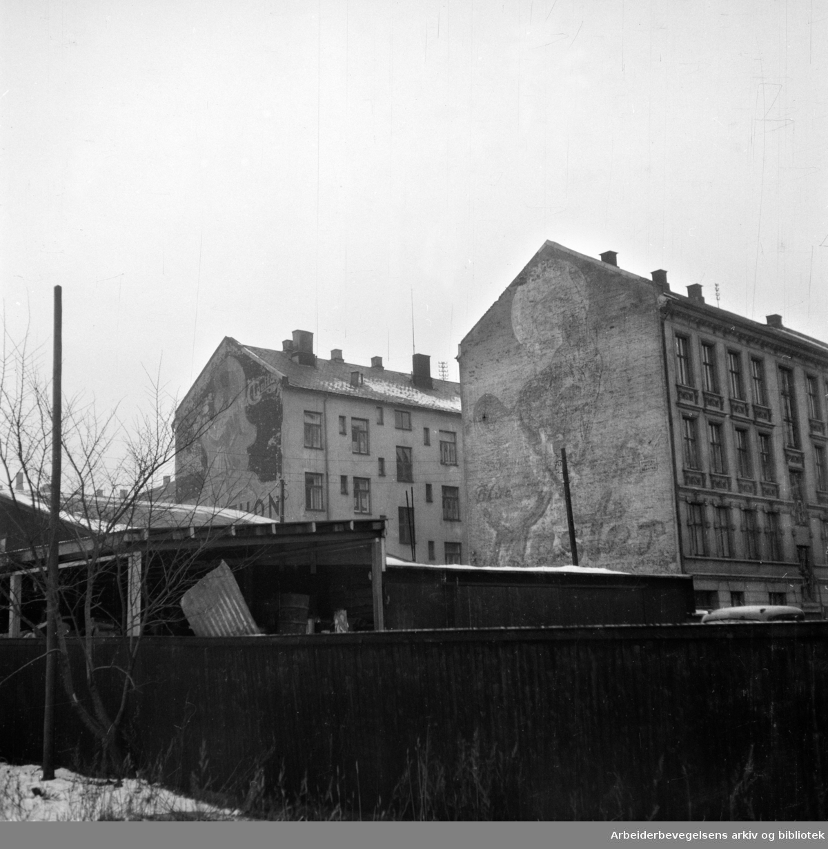 Klosterenga. Januar 1954