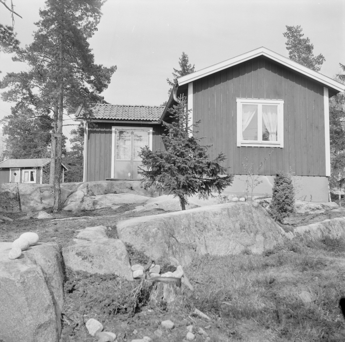 Bostadshus, Uppland, april 1971