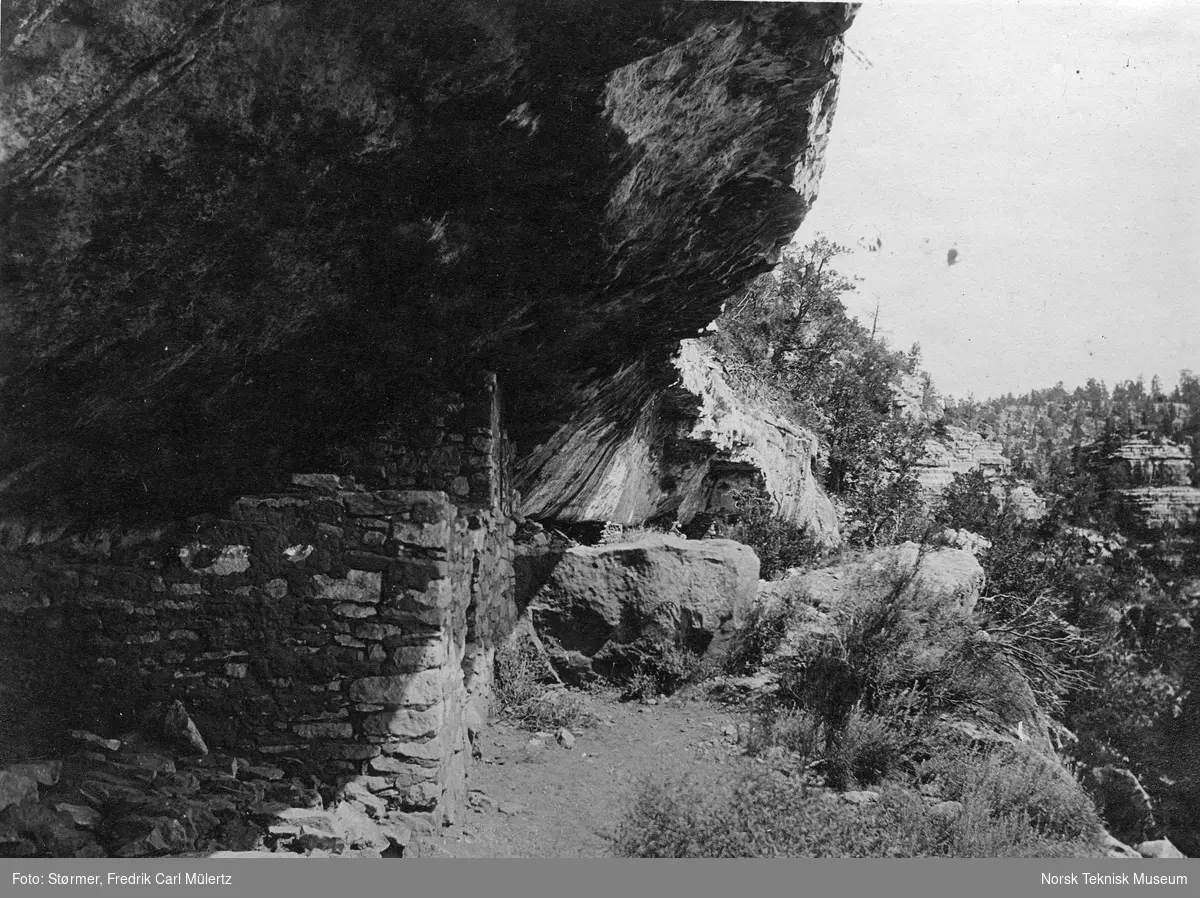 Tidligere bebodde huler, Arizona, USA, 1915