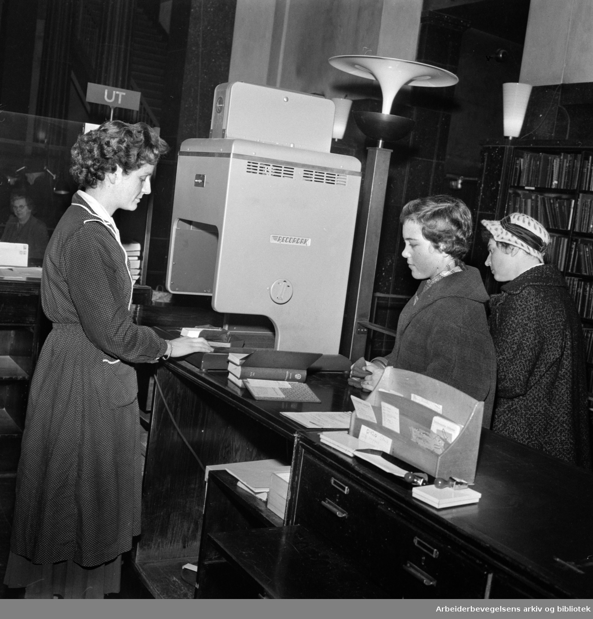 Deichmanske Bibliotek: Rasjonalisert utlån. Desember 1958..