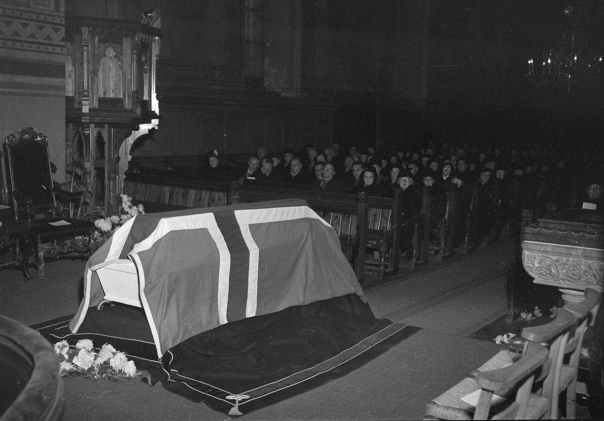 Begravelse for Sigurd Opdahl