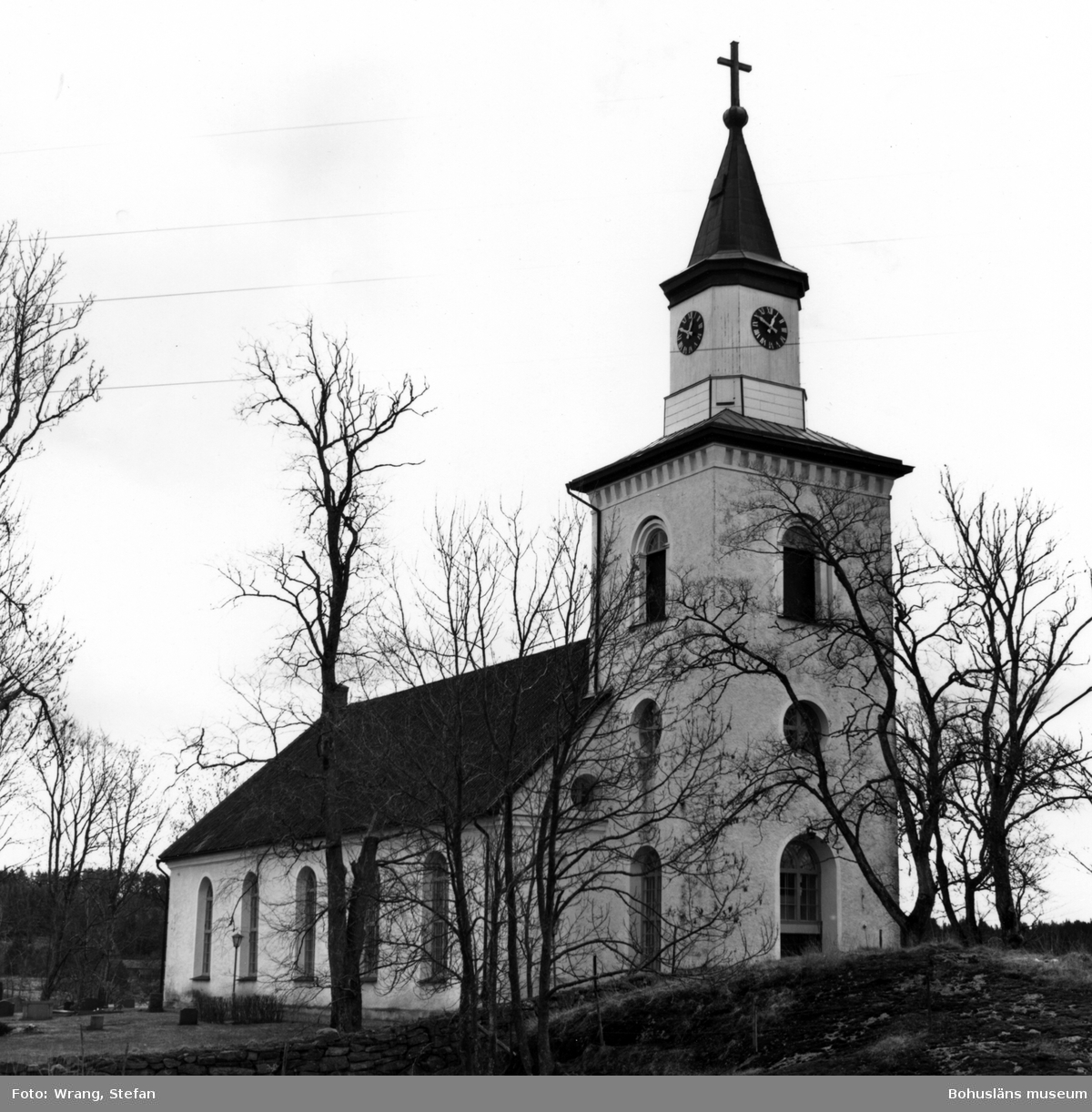 Text till bilden: "Krokstads kyrka. Från nordväst".
