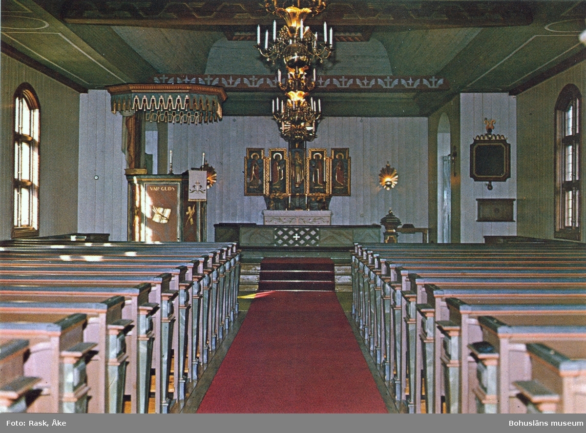 Text till bilden: "Krokstrands kyrka".
