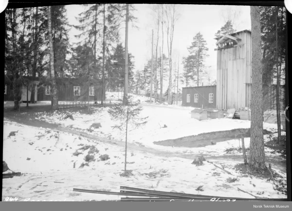 Brakker ved Sundfoss, Rånåsfossanlegget, 9. 2. 1923