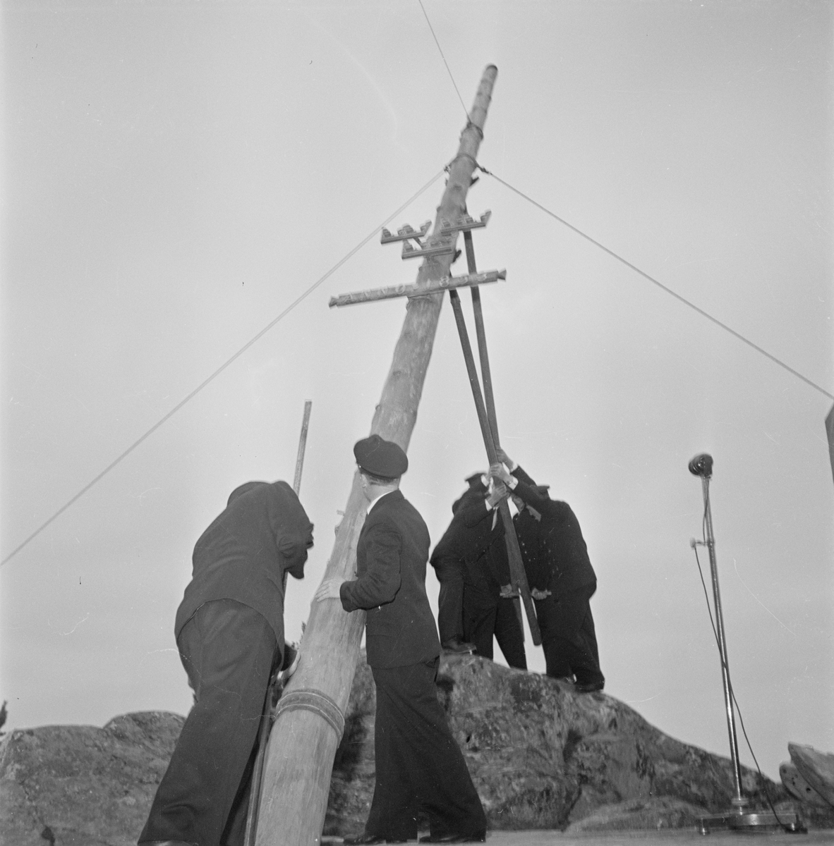 Telegrafverket, 100-årsjubileum, Märsta, Husby-Ärlinghundra socken, Uppland 1953