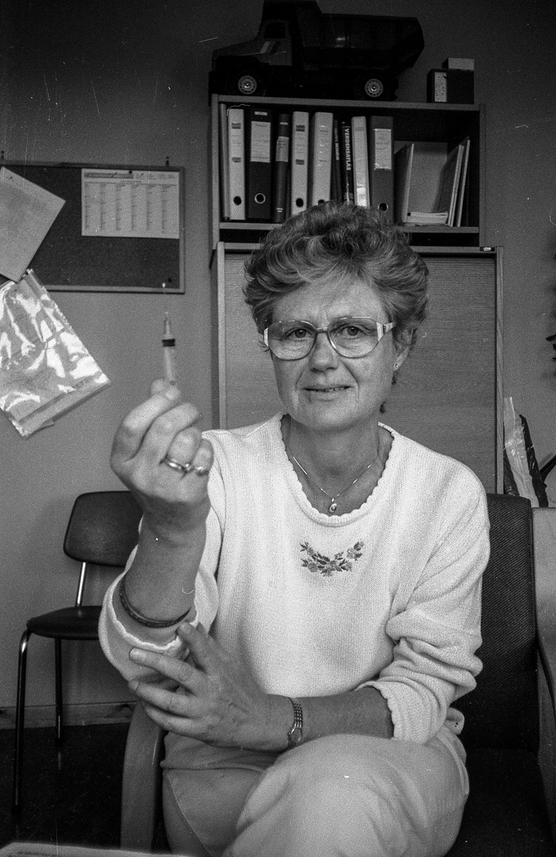 Ledende helsesøster i Ski, Alfhild Lind-Solstad om vaksinefasen mot hjernhinnebetennelse.