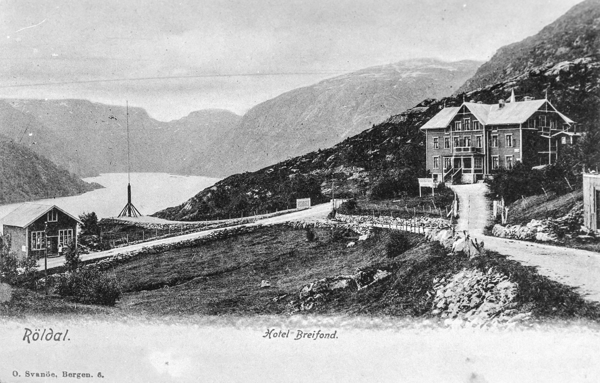 Postkort; Hotel Breifond, Røldal