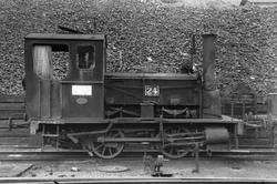 Damplokomotiv type 7a nr. 24 i skiftetjeneste i Lodalen i Os