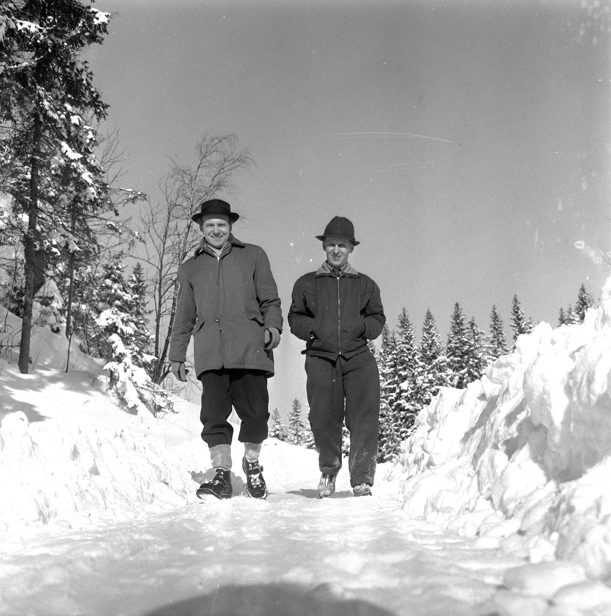 Skidlift i Ånnaboda.
19 Februari 1958.