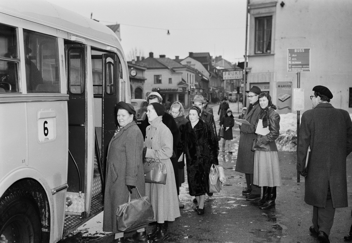 Trafikräkning, Uppsala 1954