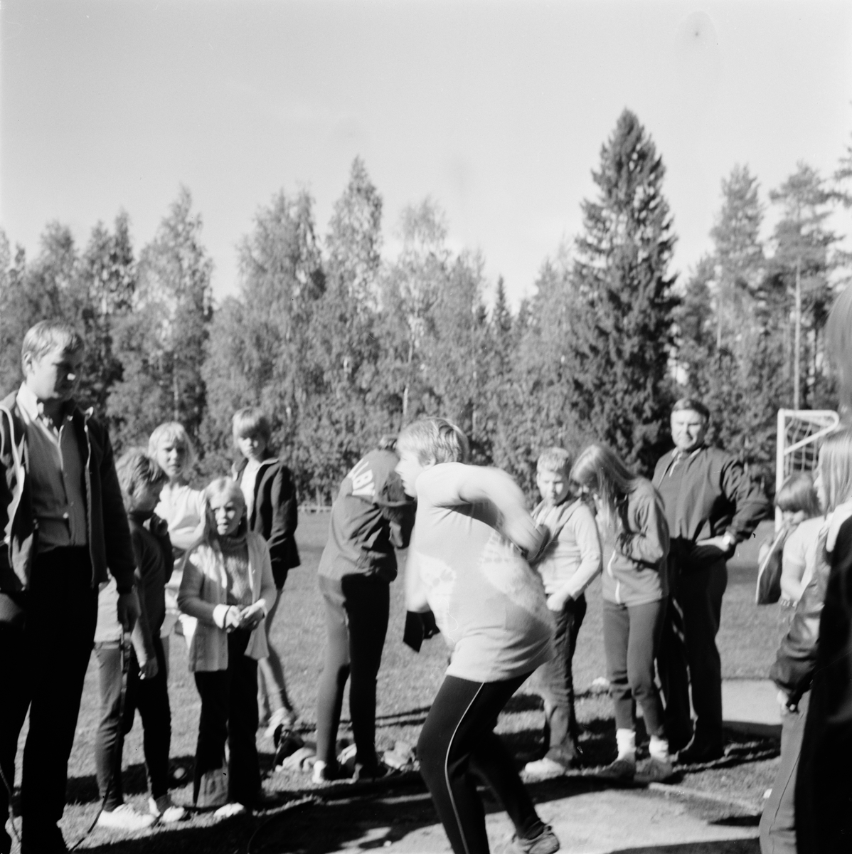 Kulstötning, ungdomar, Uppland 1971