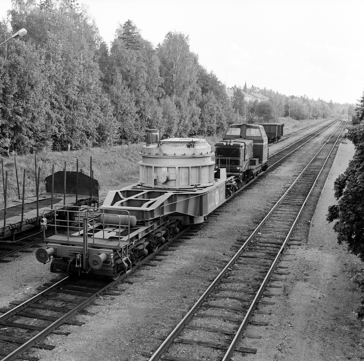 Statens Järnvägar, SJ T21 98. Transport av flytande järn Spännarhyttan - Surahammar.