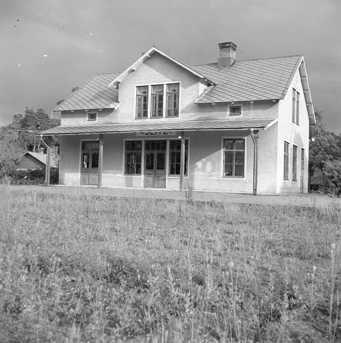 Slite - Roma Järnväg, SlRJ. - Järnvägsmuseet / DigitaltMuseum