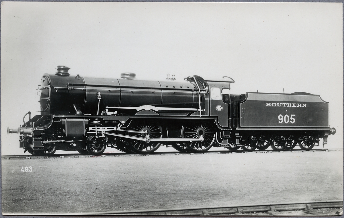 Southern Railway, SR V 905 "Tonbridge". Från "The Schools Class".