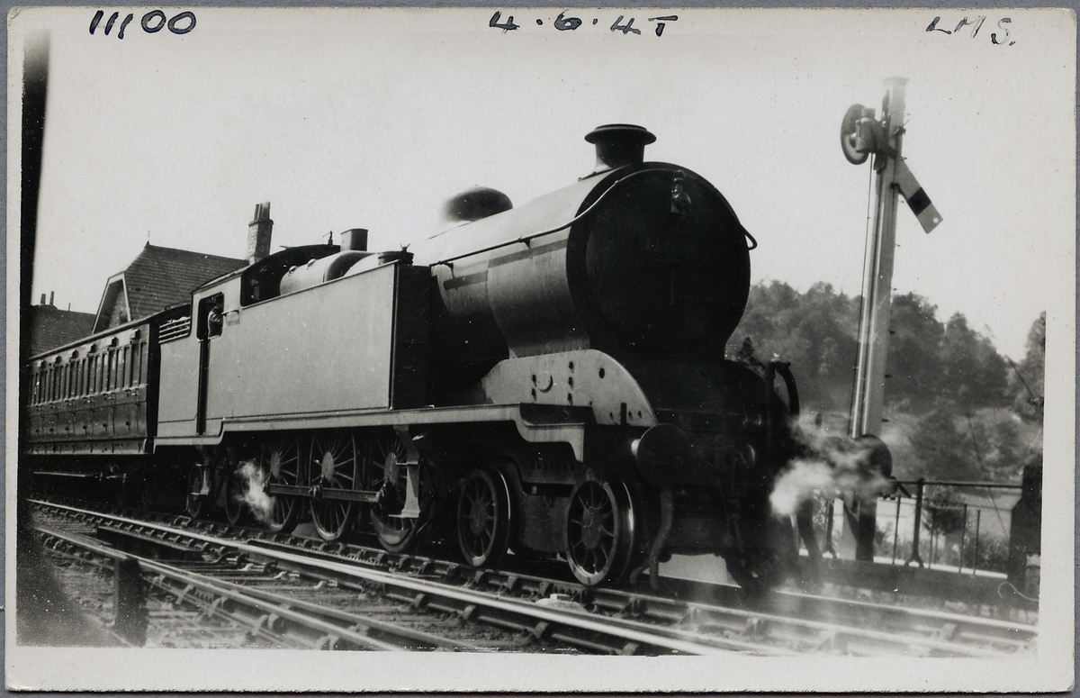 Ånglok, London Midland & Scottish Railway, L.M.S. N1 11100. Tidigare Furness Railway.