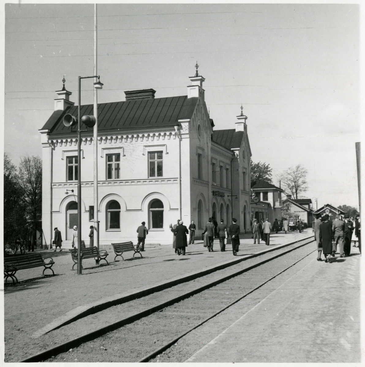 Enköping järnvägsstation.