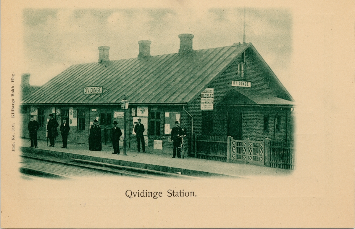 Kvidinge stationhus byggdes 1875.
