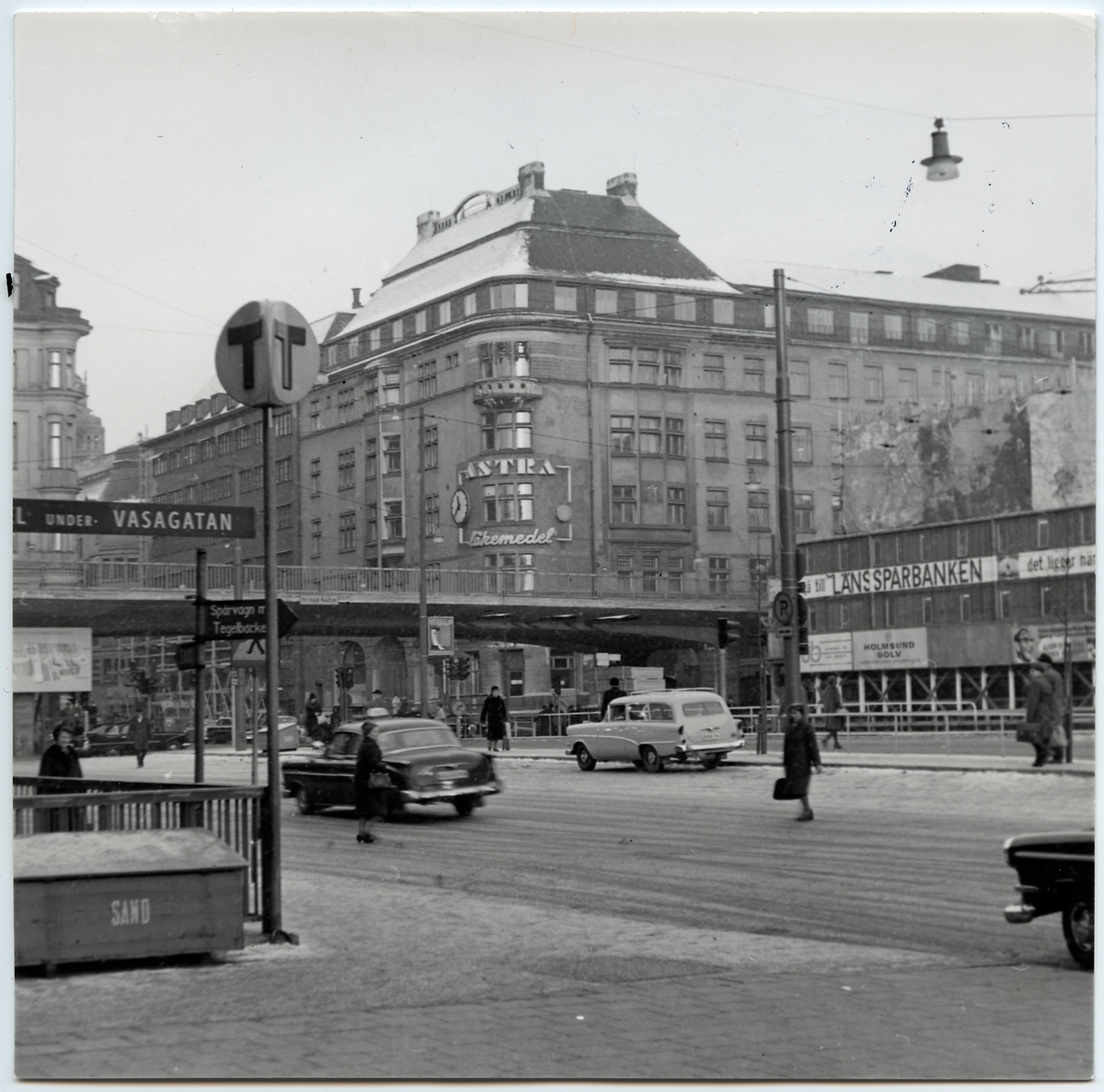 Rivning av Vasagatan 24. 1960-1961
