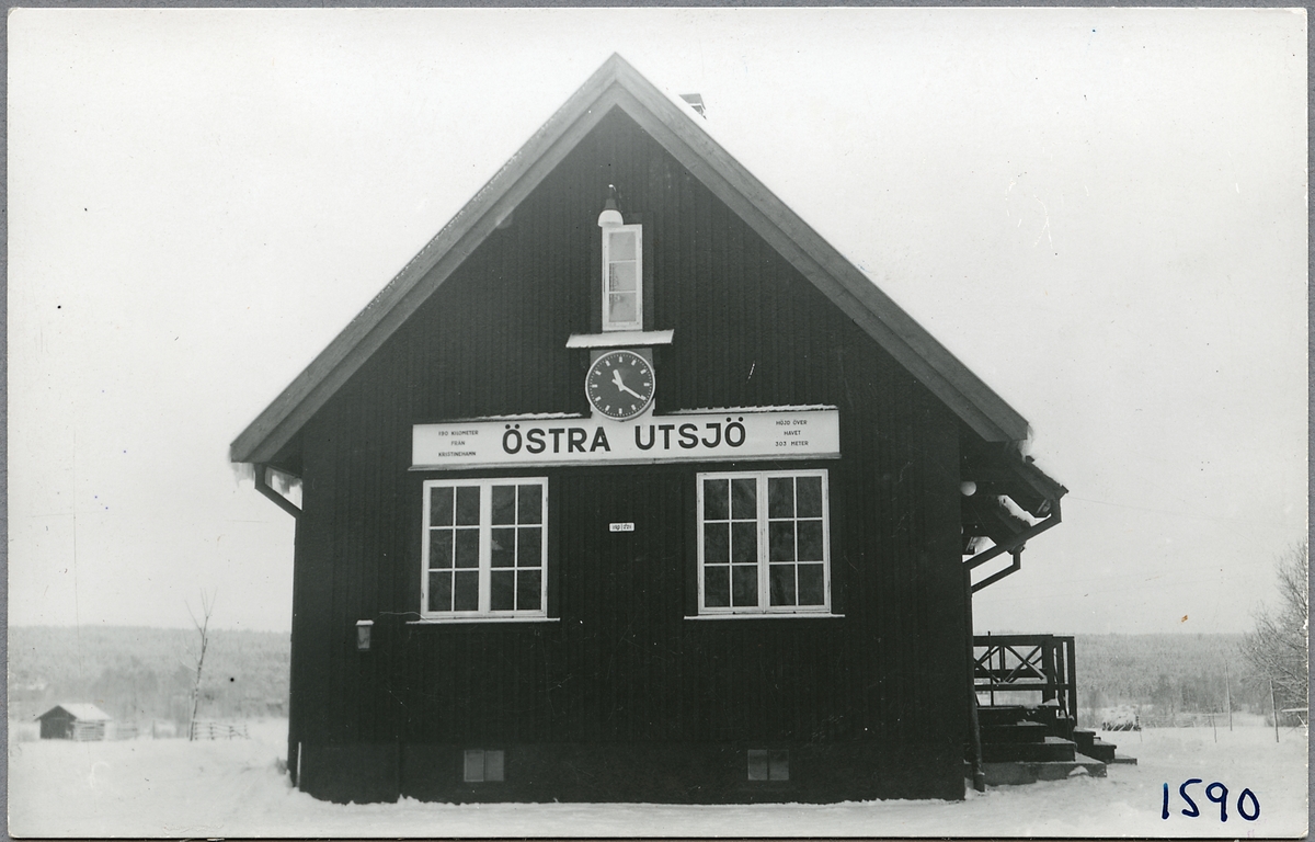 Östra Utsjö stationshus.