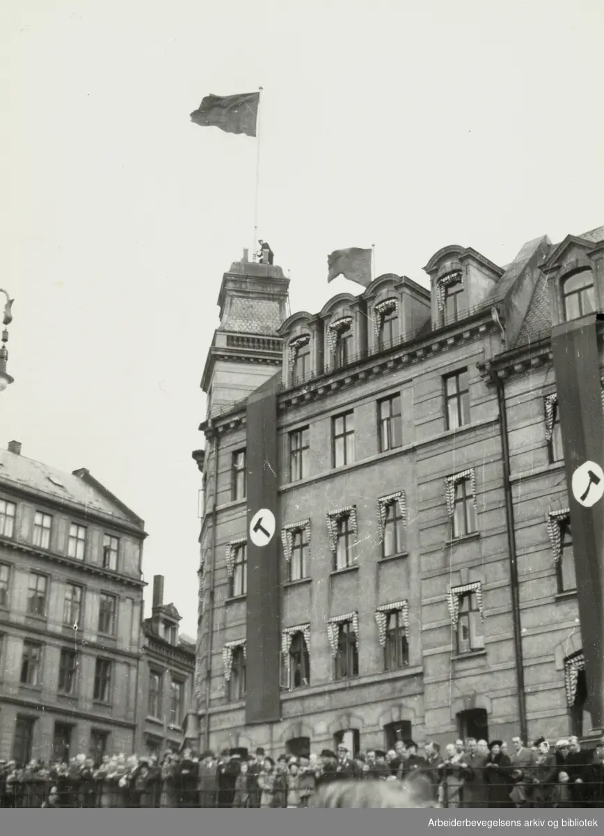Folkets Hus, det gamle. 1. mai 1939