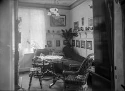 "Forvalter Karl Ruud sitt hjem sommeren 1915". Bildene er tr