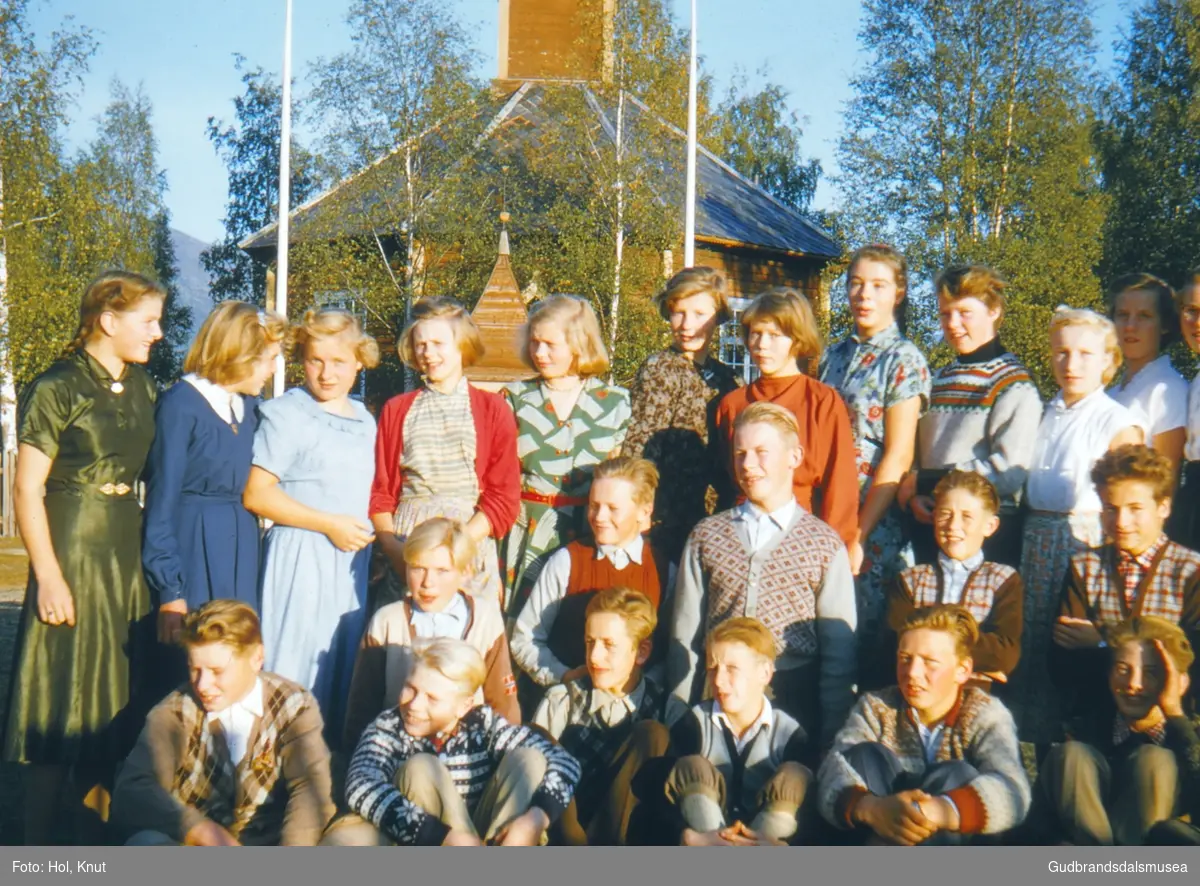 Konfirmantar i Nordberg 1955